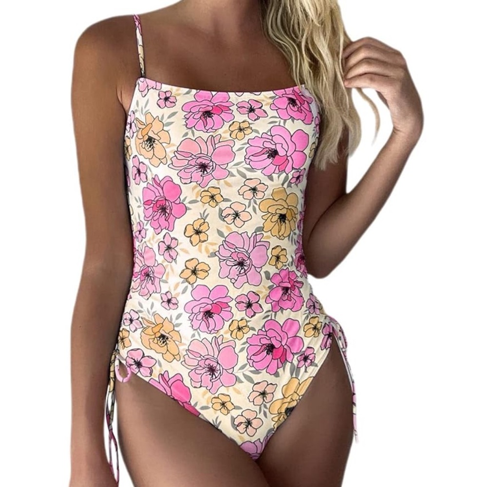 Floral one piece Swimsuit